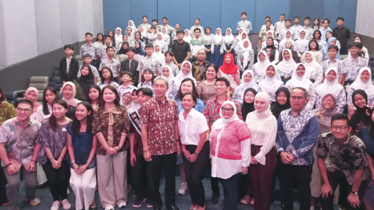 Edu Fair Kampus UK di Perpustakaan Kota Bogor. (Fikri/Radar Bogor)
