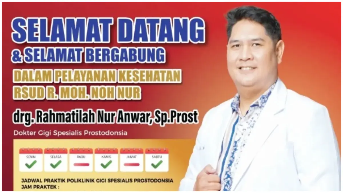 Layanan Prostodonti di RSUD R Moh Noh Nur