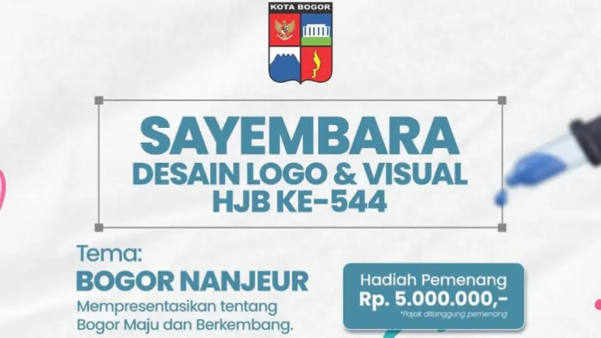 Saymebara desain logo dan visual HJB ke-544 digelar Pemkot Bogor. (Dok. Pemkot Bogor)