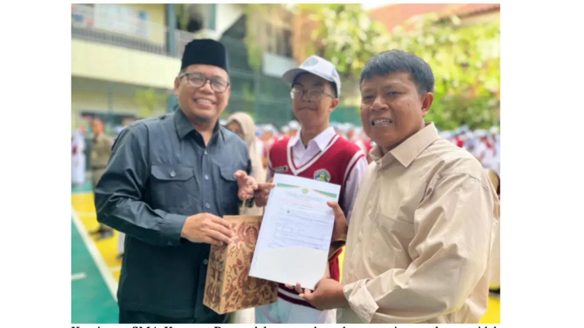 Tahfidz SMA Kosgoro Kota Bogor diberi beasiswa. Foto: SMA Kosgoro for Radar Bogor