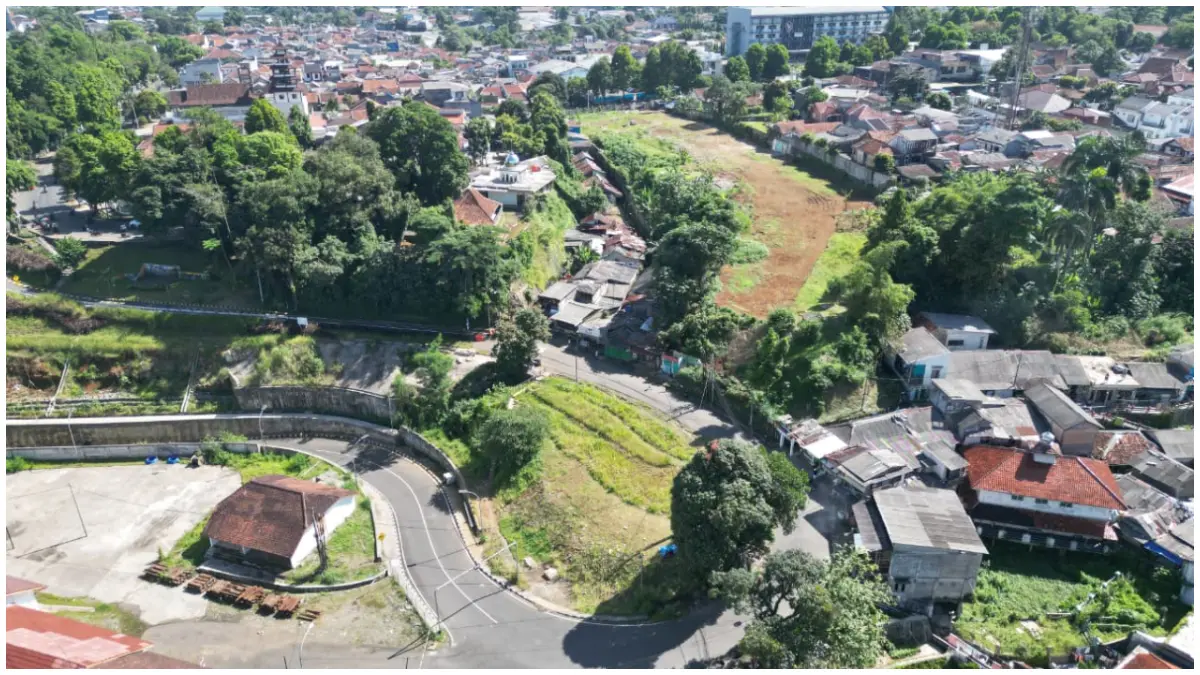 Trase Baru Jalan Saleh Danasasmita Batutulis Kota Bogor yang rencananya akan dibangun pada Mei 2026 mendatang. (Foto: Aziz/Radar Bogor)