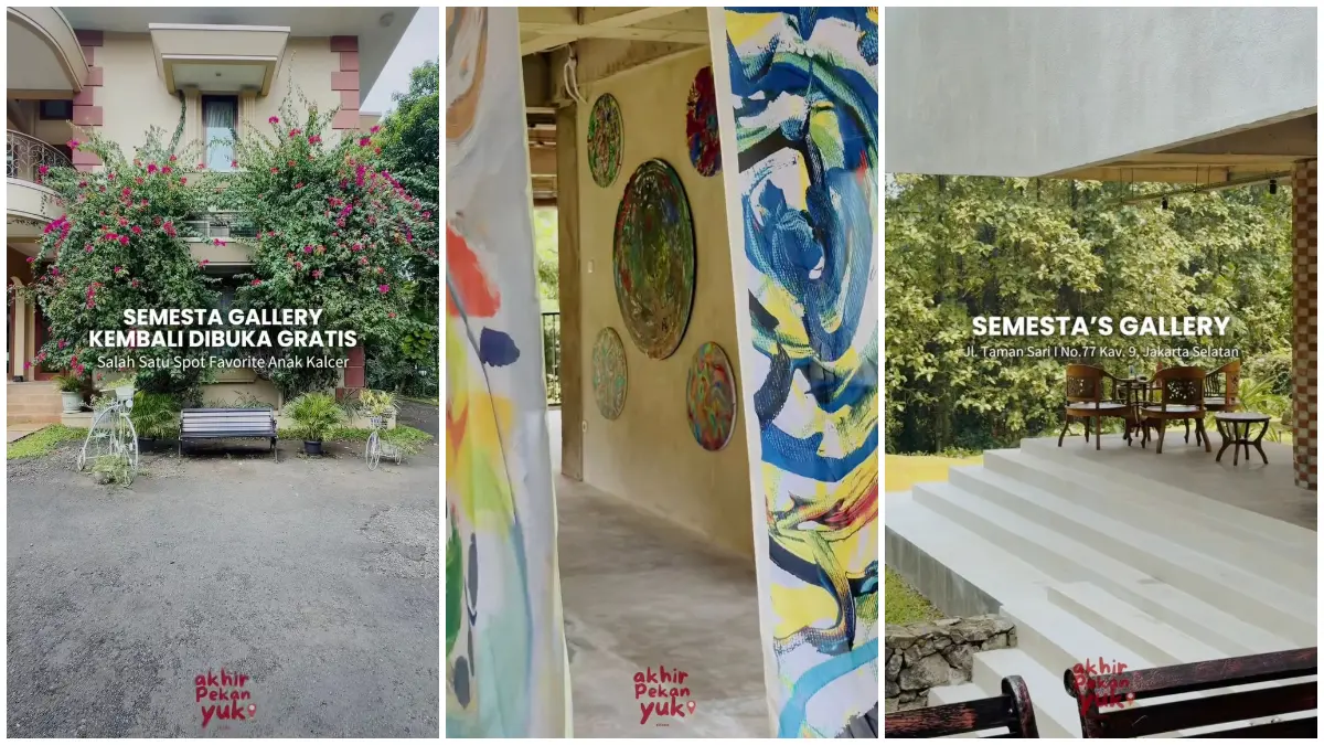 Wajah baru Semesta’s Gallery yang kembali dibuka untuk umum (Foto: Instagram @akhirpekanyuk)