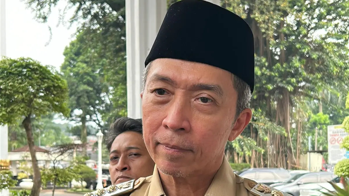Wali Kota Bogor Dedie A Rachim saat menyampaikan keterangan. (Fauzan/Radar Bogor)
