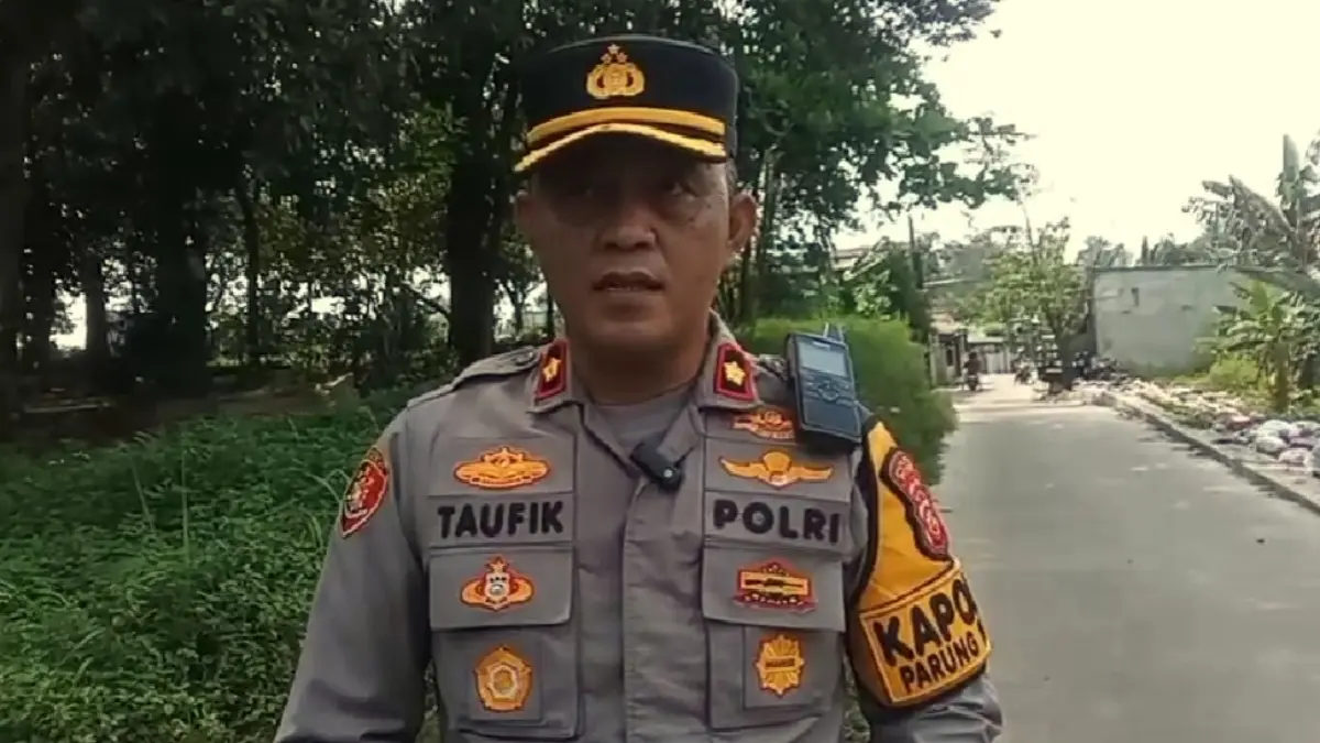 Kapolsek Parungpanjang, Kompol M. Taufik.  (Foto: Nasir/ Radar Bogor)