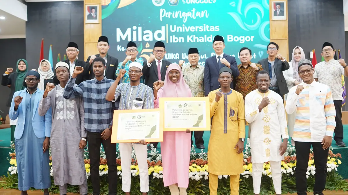 Mahasiswa asal Afrika yang menempuh studi di UIKA Bogor. (Dok. UIKA)