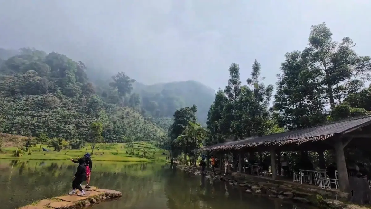 Danau Cisadon Bogor. Foto: Tangkapan Layar YouTube Video Traveling.