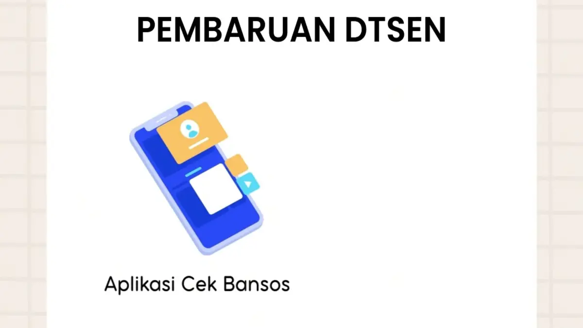 Ilustrasi pembaruan aplikasi cek bansos. (Foto: Instagram @kemensosri)