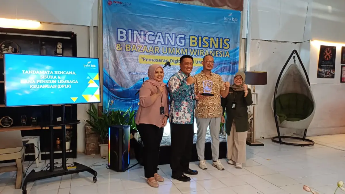 Kegiatan Bincang Bisnis dan Bazaar UMKM Wiranesia yang digelar bank bjb.