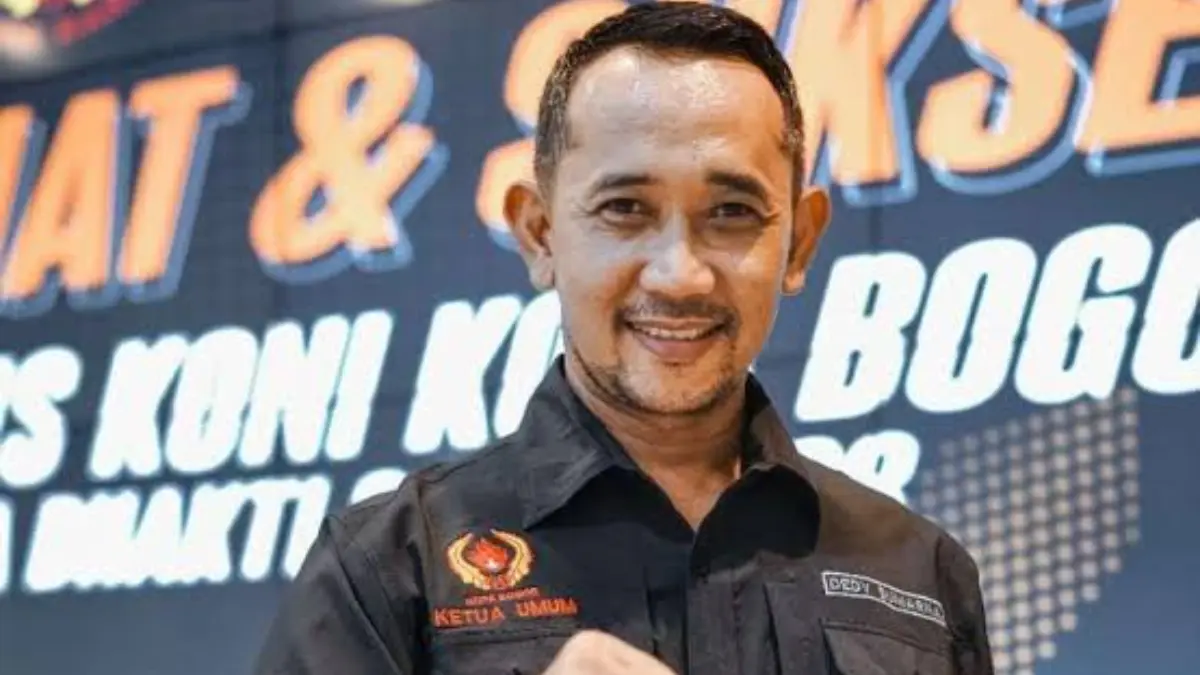 Ketua KONI Kota Bogor Dedi Sumarna. (Ruri/Radar Bogor)