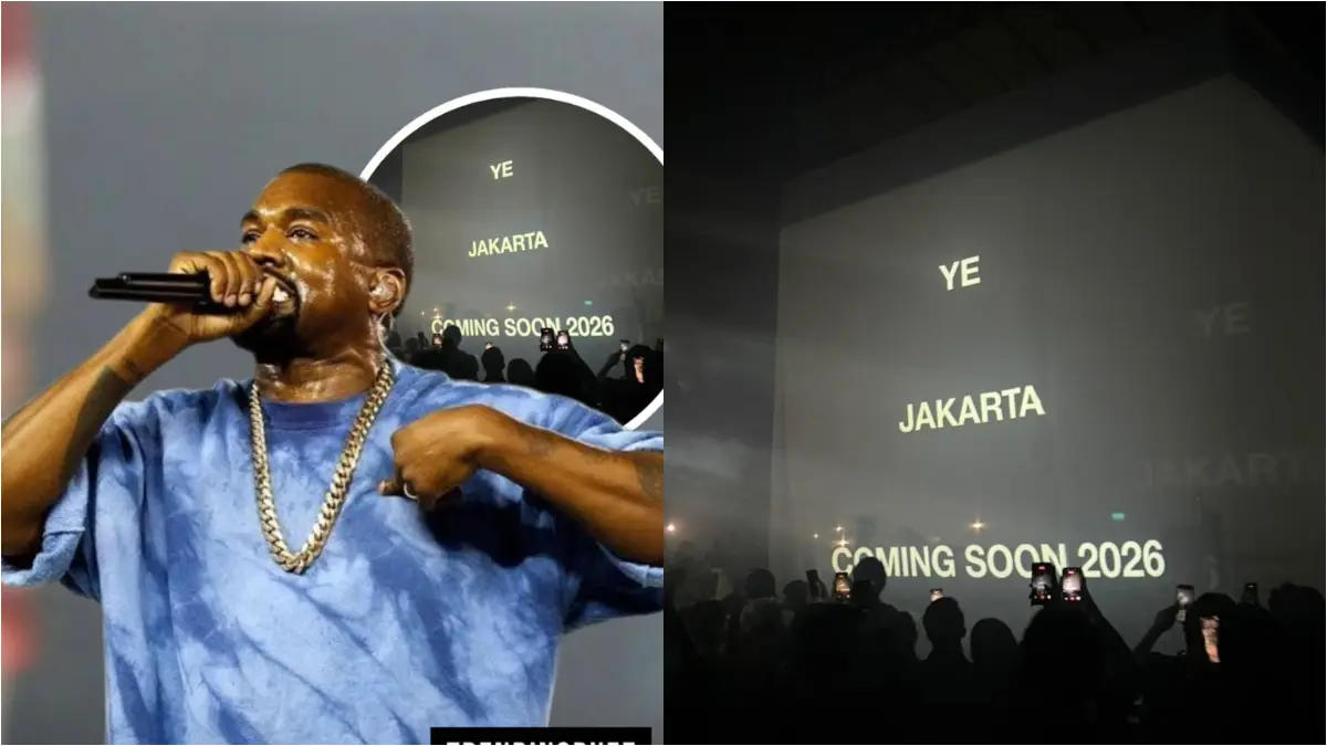 Potret Rapper Kanye West