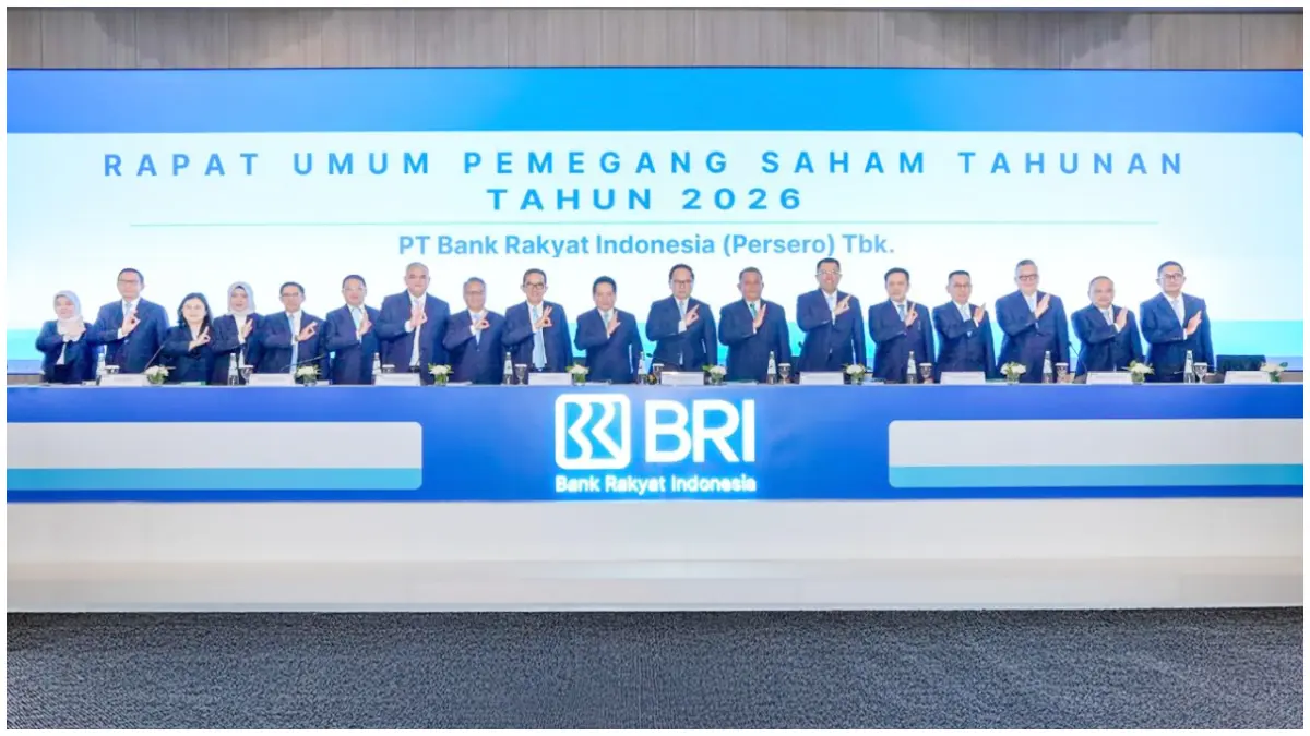 Rapat Umum Pemegang Saham Tahunan (RUPST) Tahun 2026 yang digelar BRI pada Jumat 10 April 2026. 