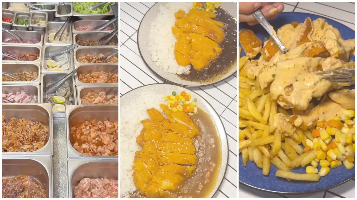 Sajian menu di Menggrilla Pakansari yang menawarkan pilihan makan puas dengan berbagai varian menu. (Foto : Instagram @menggrilla)