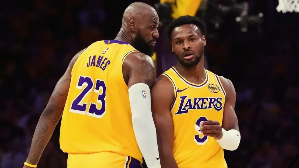 LeBron James tampil maksimal bersama Los Angeles Lakers.  (Instagram @LeBron James)