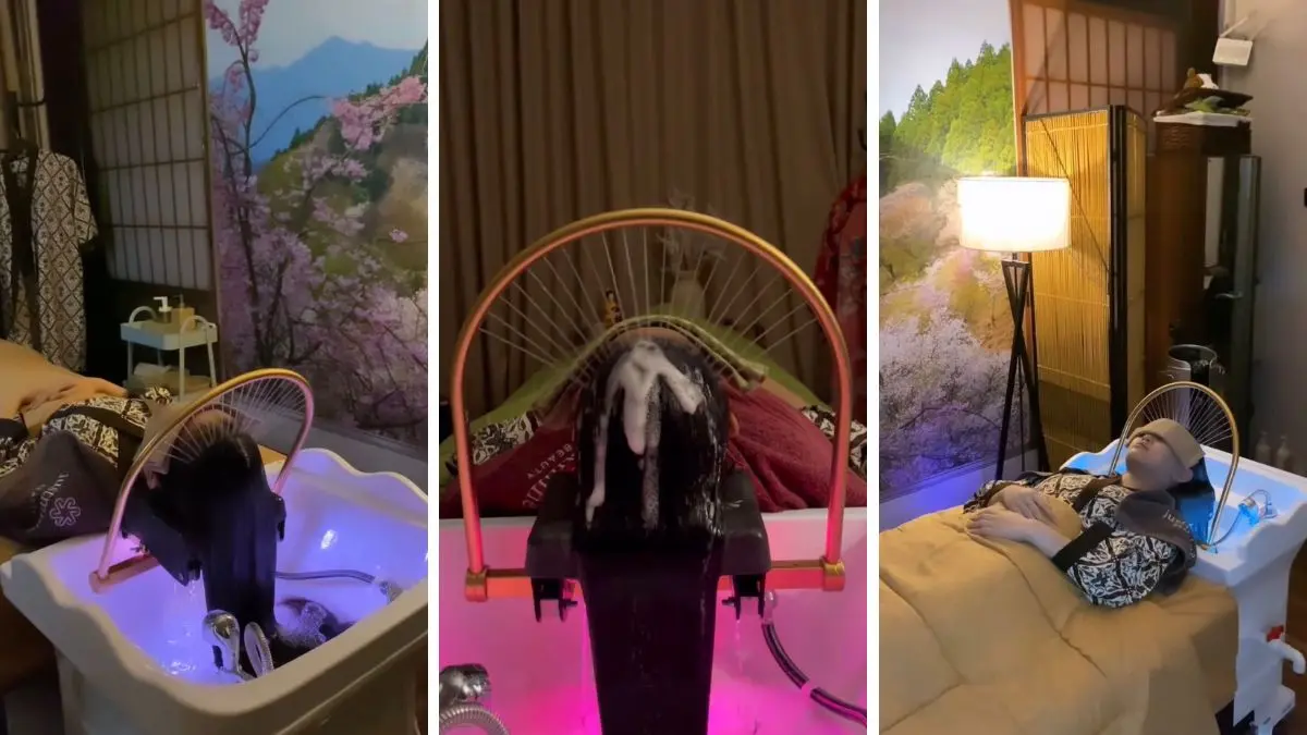 Suasana Japanese head spa di Justmine Luxury Bogor. (Foto: Instagram @justmineluxuryofficial)