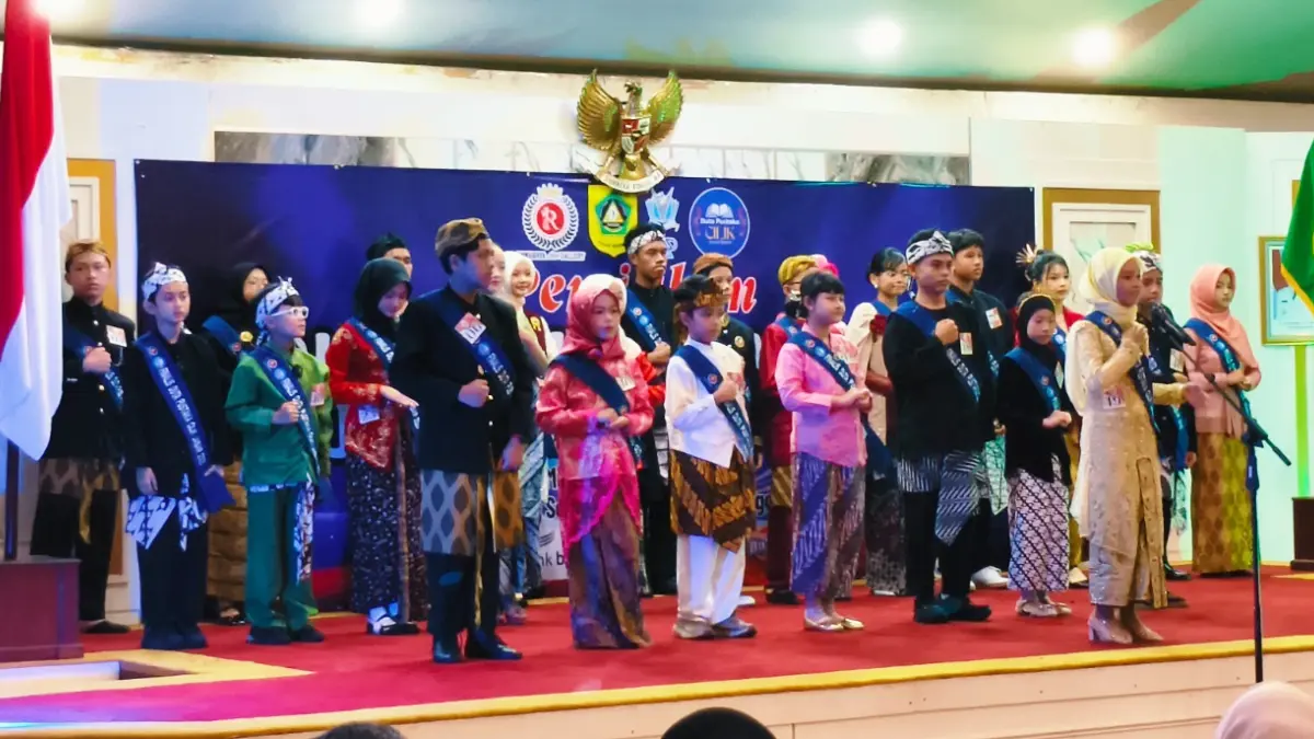 Duta Pustaka Cilik tingkat Jawa Barat tahun 2026 digelar oleh Yayasan Romasenta Art Gallery bekerja sama dengan Dinas Arsip dan Perpustakaan Daerah serta Dinas Komunikasi dan Informatika Kabupaten Bogor Minggu, 26 April 2026. (Dok. Diskominfo Kabupaten Bogor)