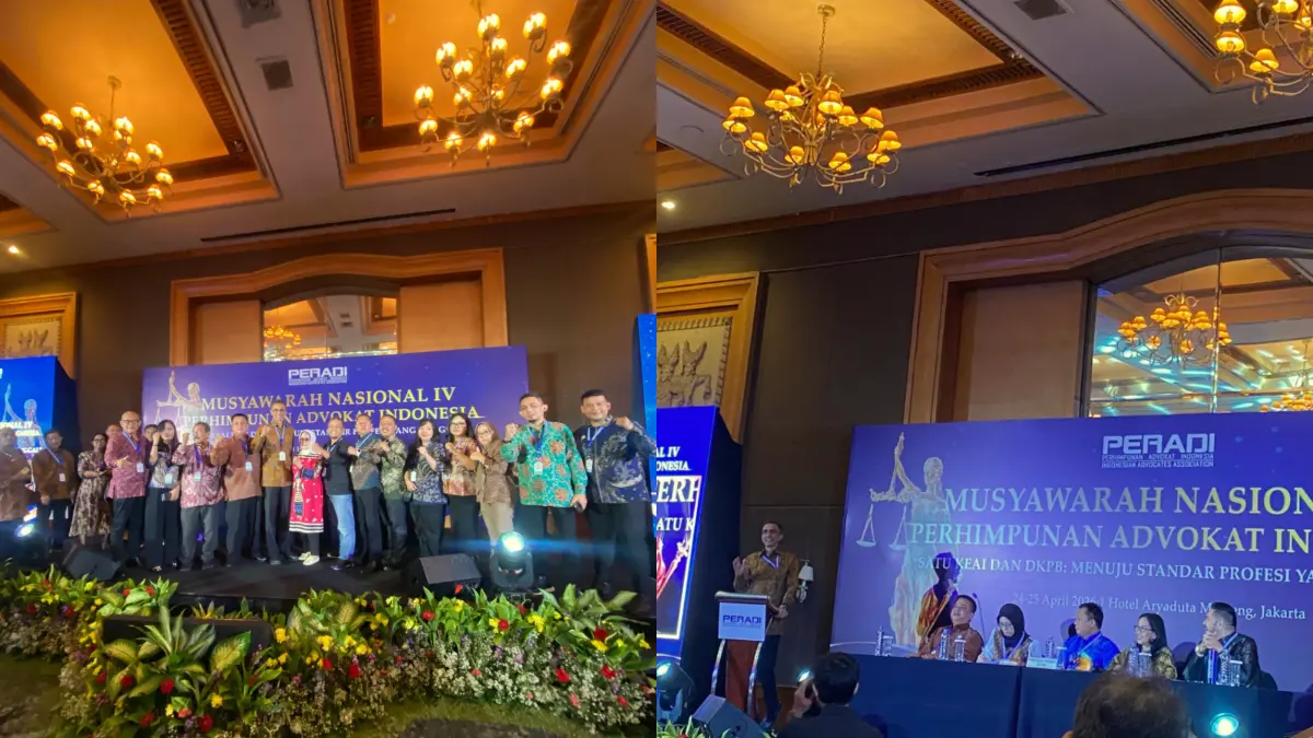 Ahmad Fikri Assegaf terpilih menjadi Ketua Umum Peradi.