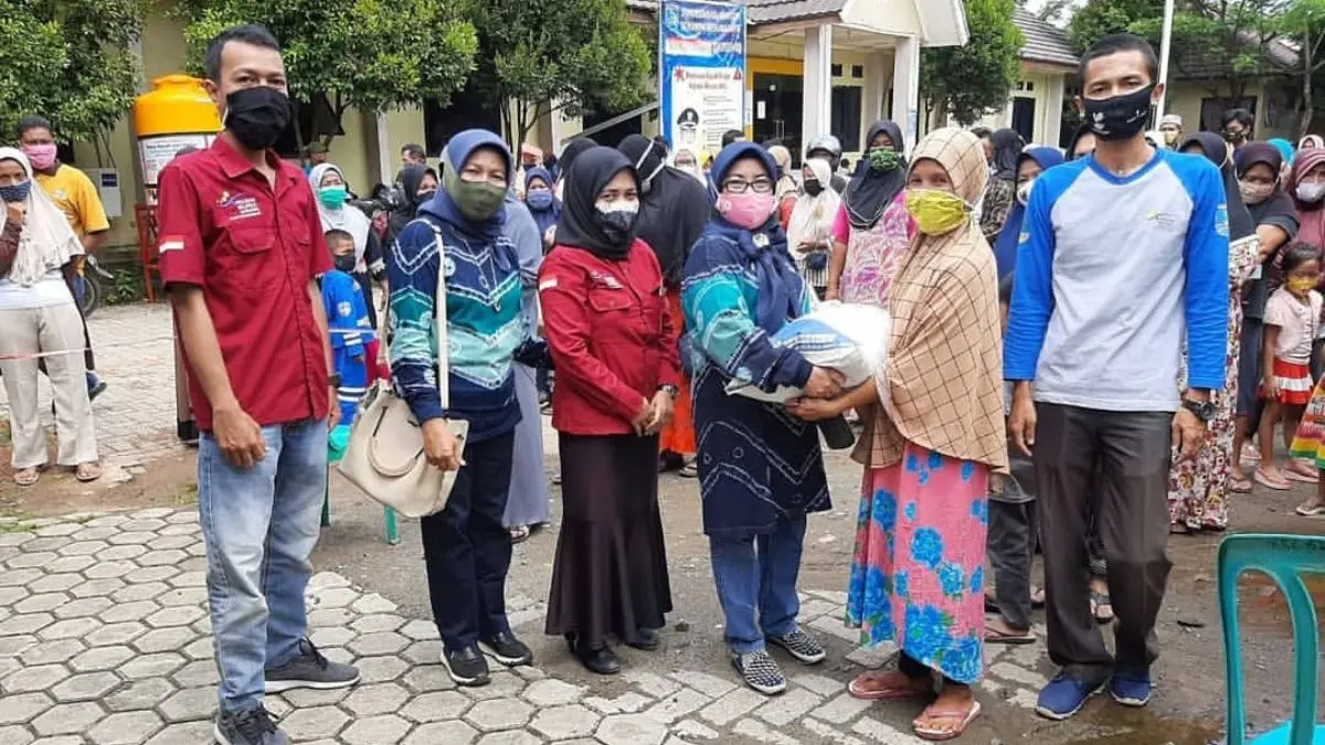 Ilustrasi pengambilan bansos beras. (Foto: Instagram @pkhbanjar)&nbsp;
