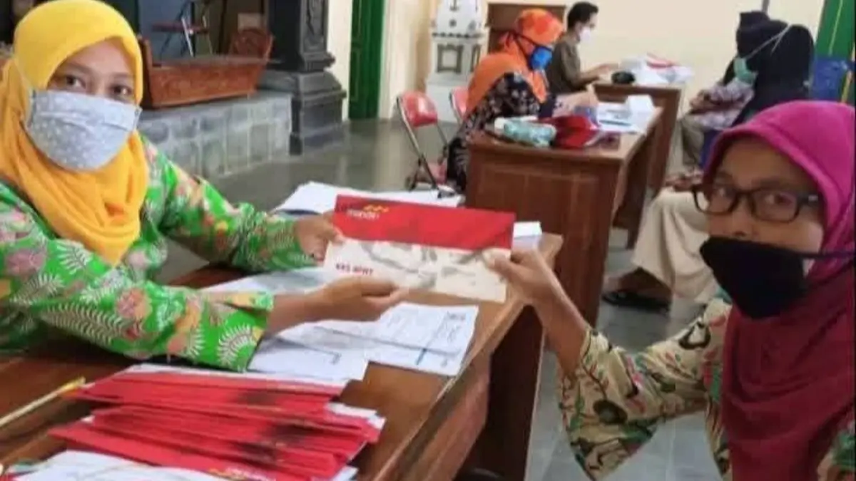 Ilustrasi proses penyaluran bansos PKH-BPNT