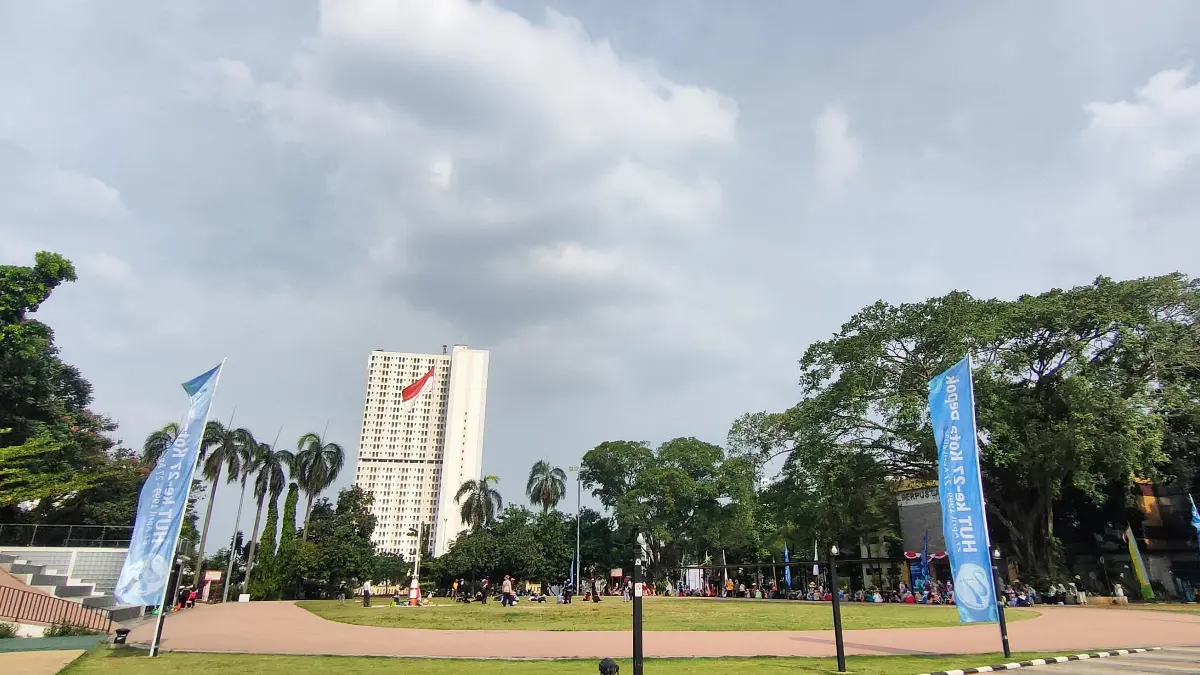 Kawasan Depok Open Space (DOS) akan ditutup sementara. (Fajar/Radar Bogor)