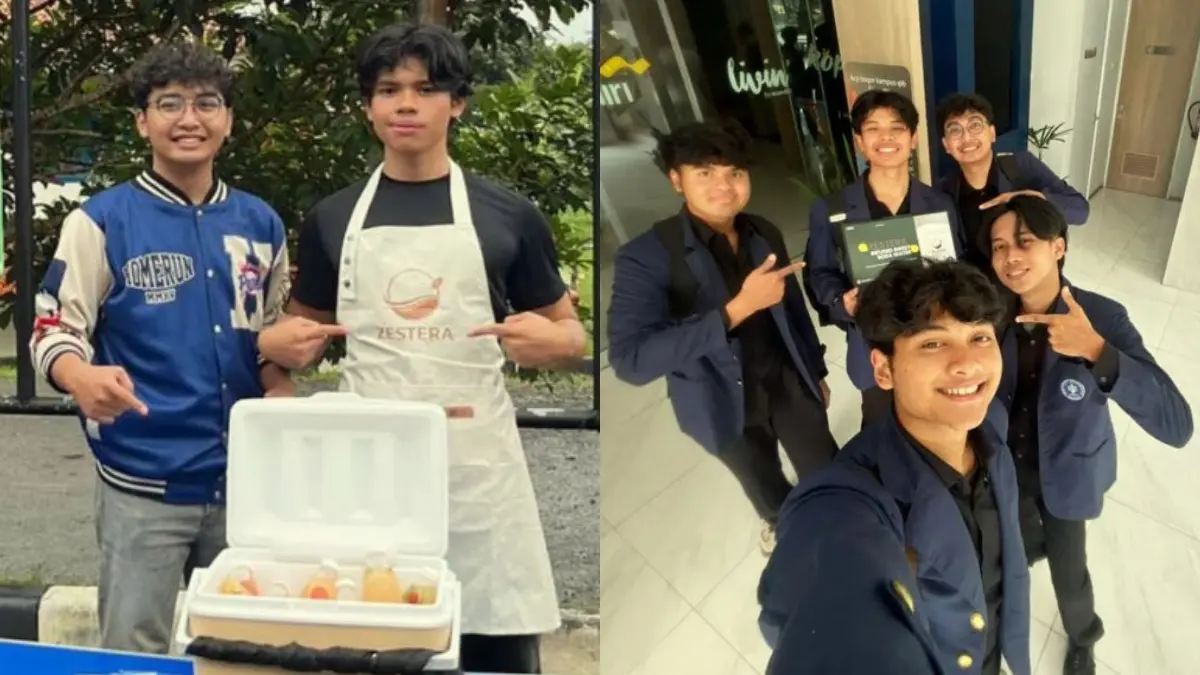 Mahasiswa IPB perkenalkan Zestera, minuman infused lemon soda water tanpa kandungan gula.