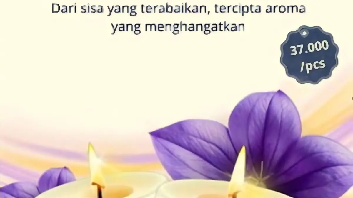 Mahasiswa IPB University membuat minyak jelantah jadi lilin aromaterapi premium bernama TEMU.