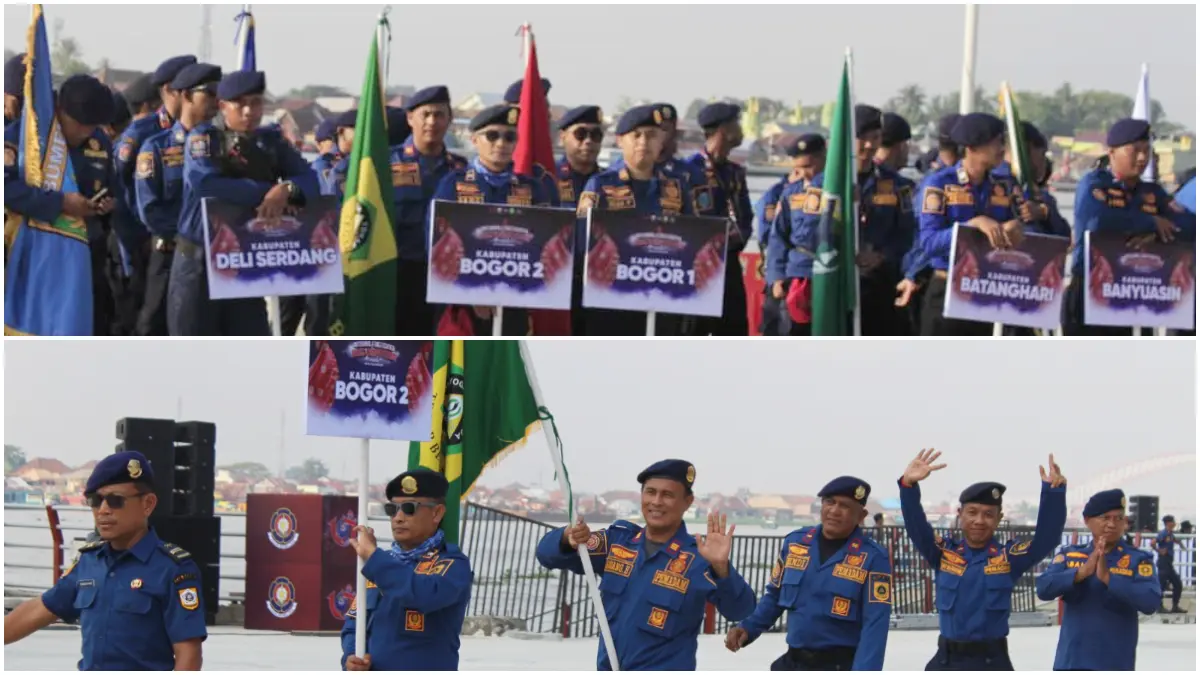 Personel Damkar Kabupaten Bogor mengikuti NFSC di Kota Palembang, Senin, 27 April 2026. (Dok. Damkar Kabupaten Bogor)