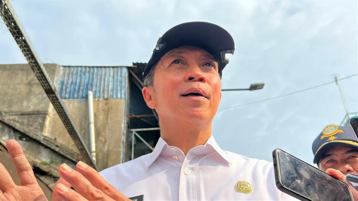 Wali Kota Bogor Dedie A Rachim saat menyampaikan keterangan. (Fauzan/Radar Bogor)