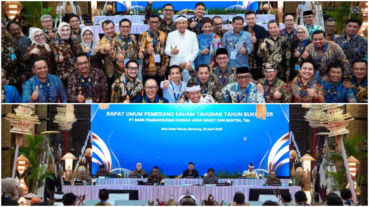 Bank bjb menyelenggarakan Rapat Umum Pemegang Saham Tahunan (RUPST) Tahun Buku 2025 pada Selasa, 28 April 2026. (Dok. bank bjb)