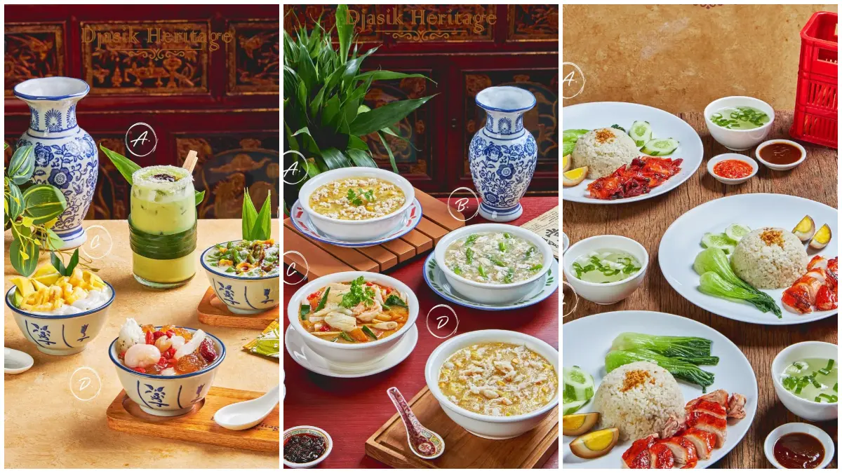 Beragam menu Chinese food di Djasik Heritage Cibinong Bogor. (Foto: Instagram @djasikheritage)