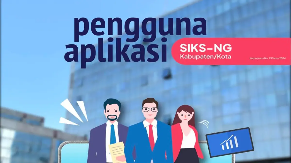 Ilustrasi aplikasi SIKS-NG bansos. (Foto; Instagram @kemensosri)
