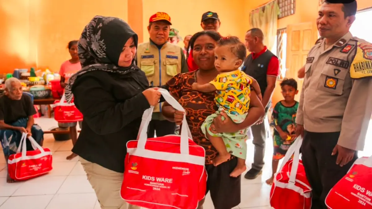 Ilustrasi penyaluran bantuan ke penerima bansos. (Foto: Instagram @linjamsosoke)