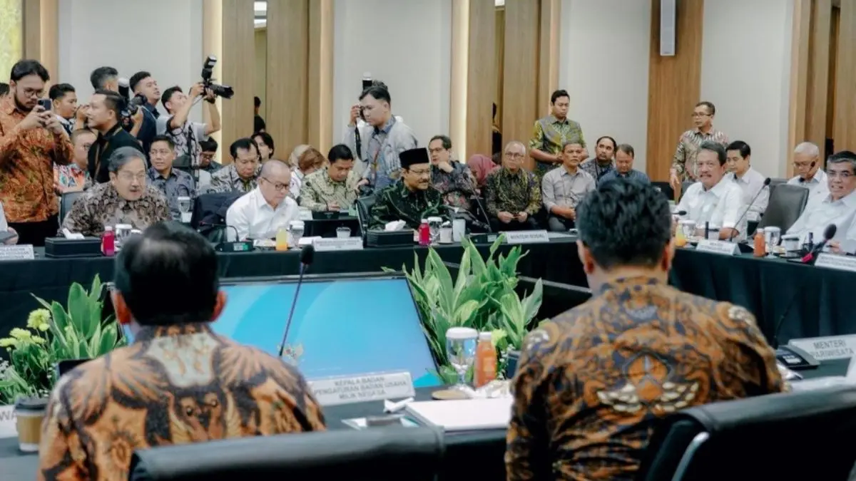Ilustrasi rapat Kemensos membahas bansos. (Foto: kemensos.go.id)