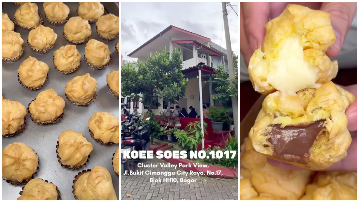 Kue sus dengan isian melimpah di Koee Soes No. 1017 Kota Bogor. (Foto: Instagram @cemalcemilbogor)