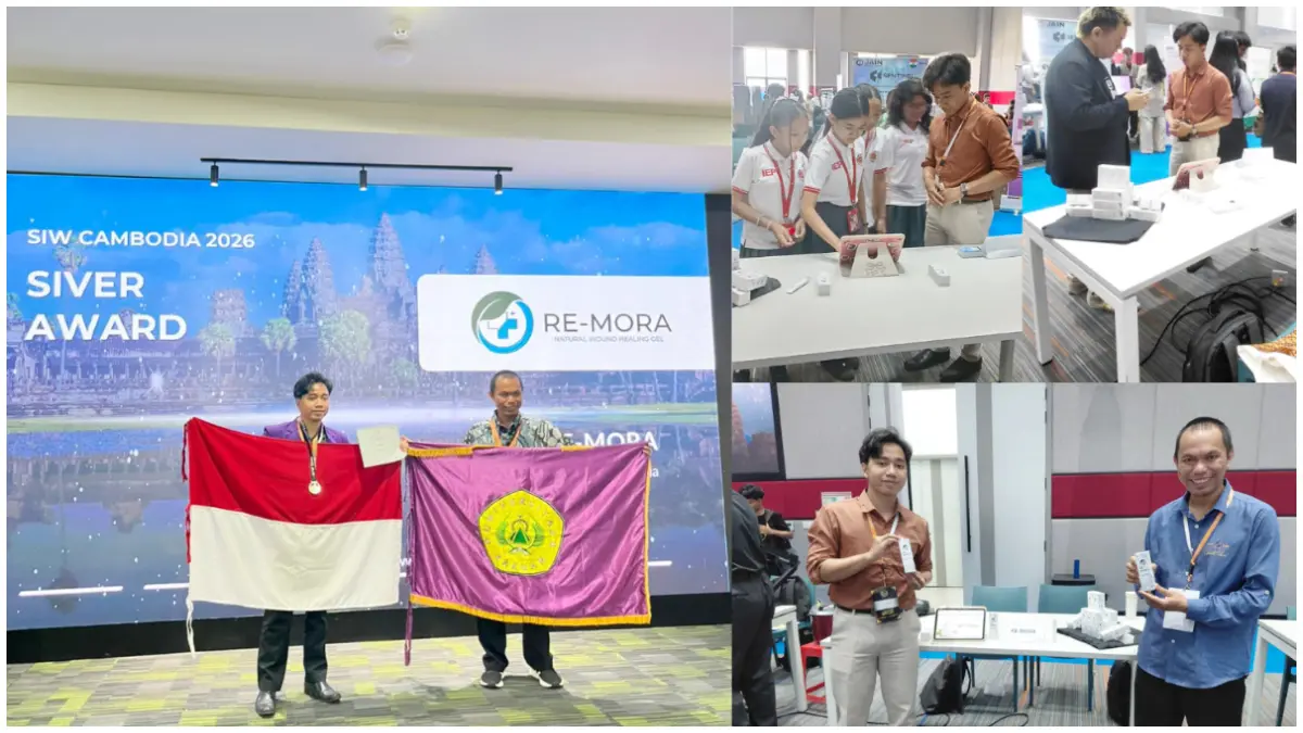 Mahasiswa Universitas Pakuan saat meraih Silver Award dalam ajang Startup Innovation Weekend (SIW) Cambodia 2026 di Phnom Penh, Kamboja, pada 24–26 April 2026. 