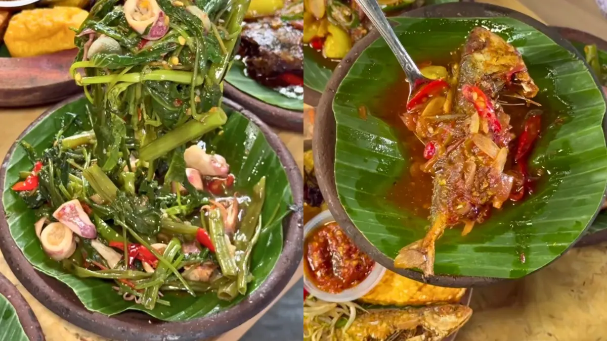 Menu kuliner Sunda khas Sambel Ceurik Ngagoak (Foto: Instagram @cemalcemilbogor)