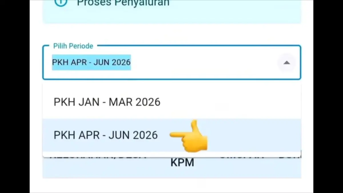 Periode penyaluran bansos tahap 2 2026 di SIKS-NG. (Foto: YouTube Arfan Saputra Channel)