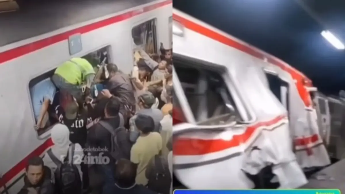 Peristiwa kecelakaan KA Argo Bromo Anggrek-KRL Commuter Line