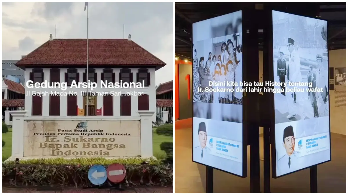 Gedung Arsip Nasional yang menjadi tempat galeri bersejarah. (Foto : Instagram @jkt.guide)