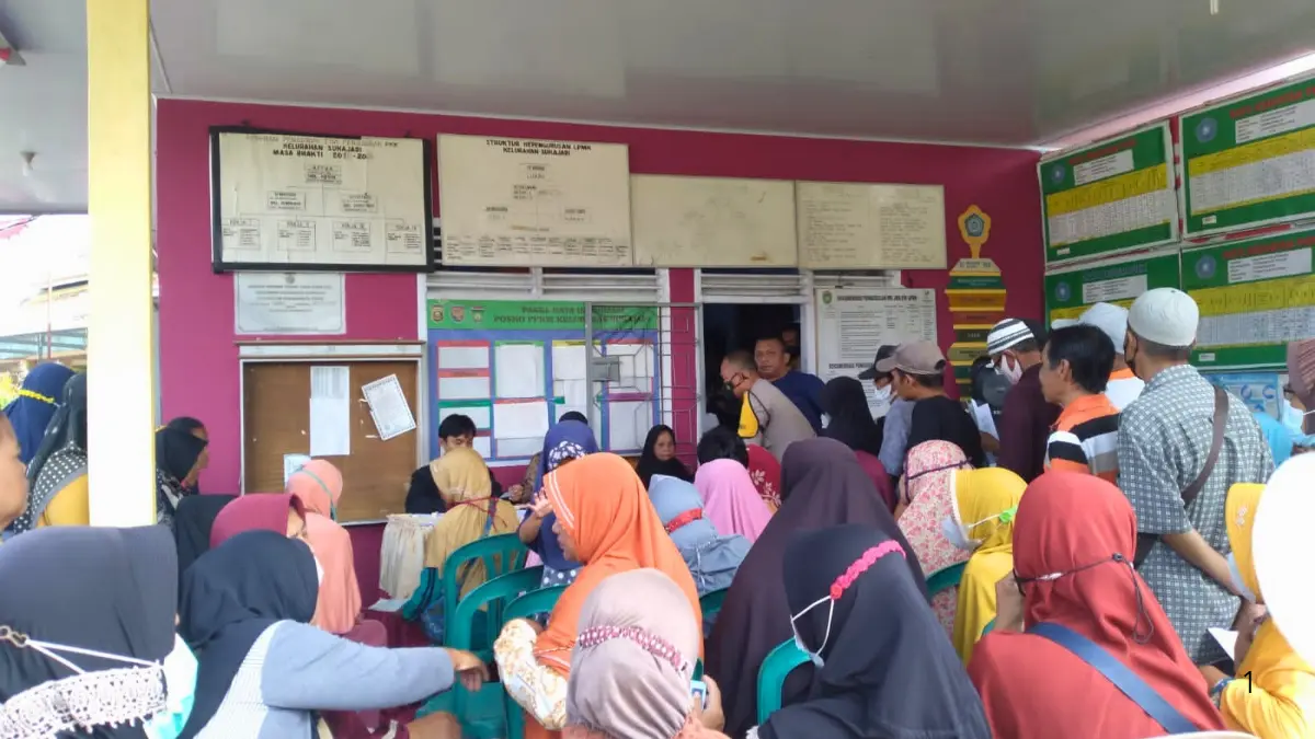 Ilustrasi realisasi bansos di salah satu desa setempat (Foto:&nbsp;kel-sukajadi.kotaprabumulih.go.id)