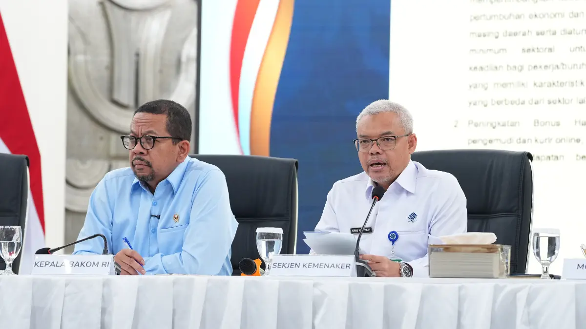 Konferensi pers di Kantor Bakom RI, di Jakarta, Rabu, 29 April 2026. Foto: Bakom RI for Radar Bogor