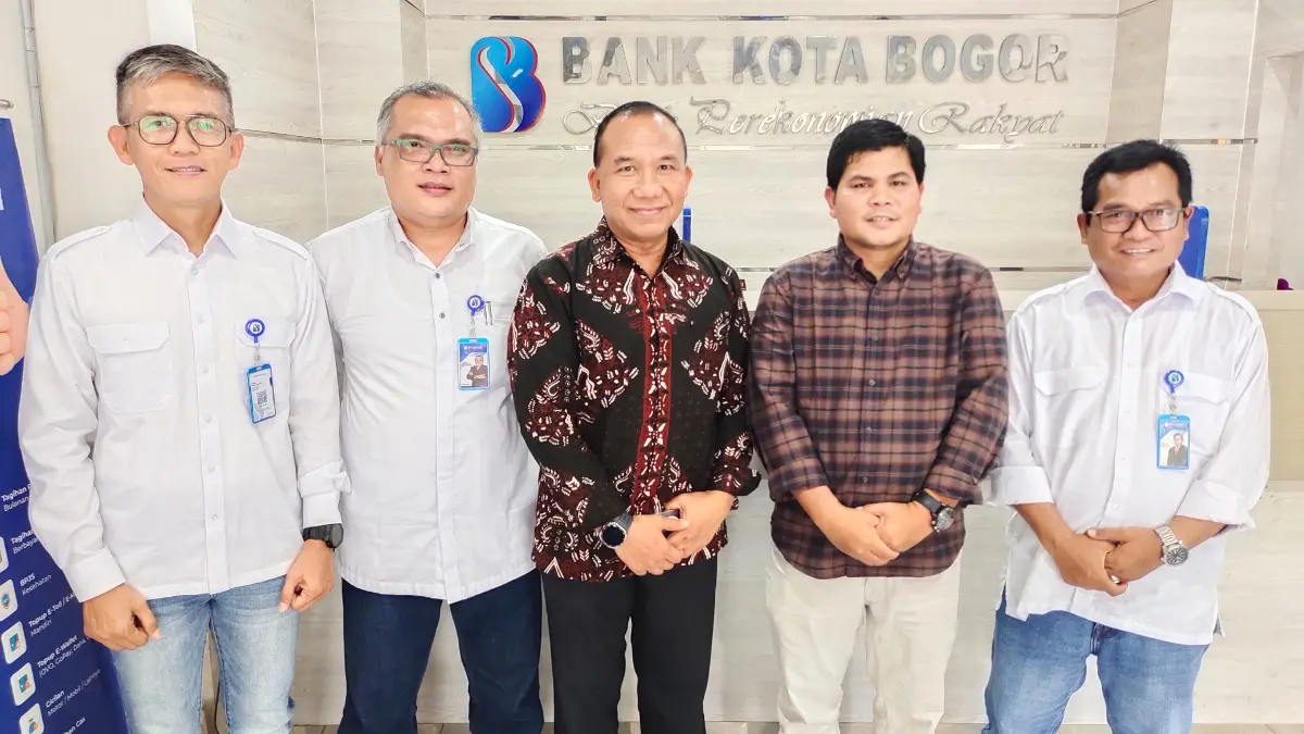 Pimpinan Bank Jogja bersama Komisi B DPRD Kota Yogyakarta melakukan kunjungan kerja ke kantor pusat Bank Kota Bogor. Foto: Bank Kota Bogor for Radar Bogor