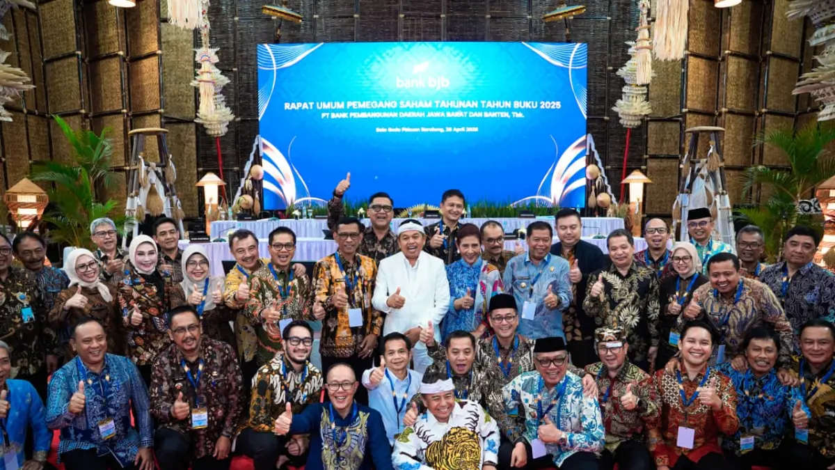 RUPST Tahun Buku 2025 yang digelar bank bjb pada Selasa, 28 April 2026.&nbsp;