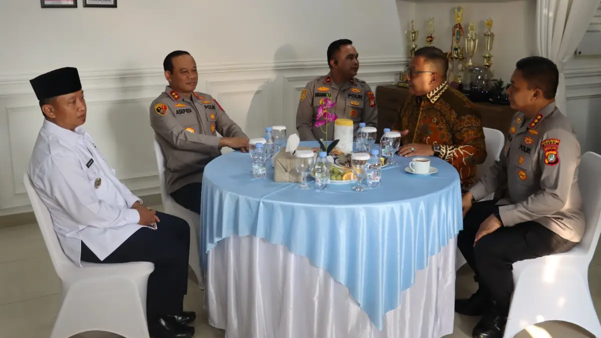 Walikota Depok Supian Suri saat menghadiri peletakan batu pertama pembangunan gedung baru Polres Metro Depok, Rabu 29 April 2026. Foto: Kasi Humas Polres Metro Depok for Radar Bogor