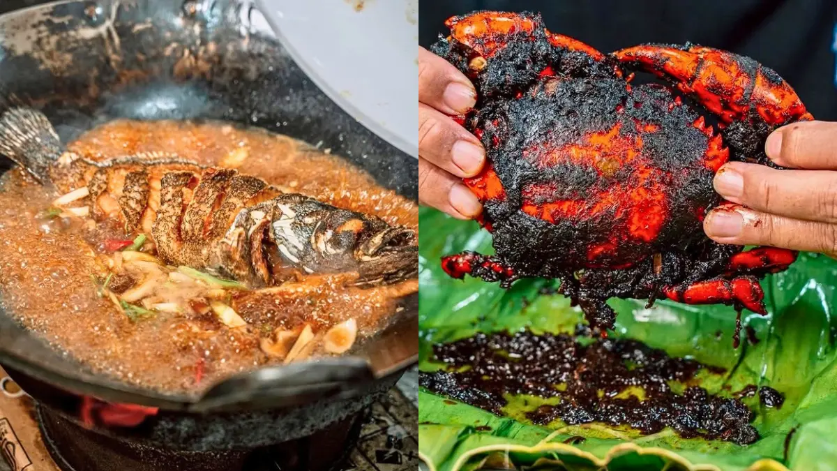 Hidangan seafood khas Bengawan Seafood Nusantara Bogor (Instagram @bengawanseafoodnusantara)