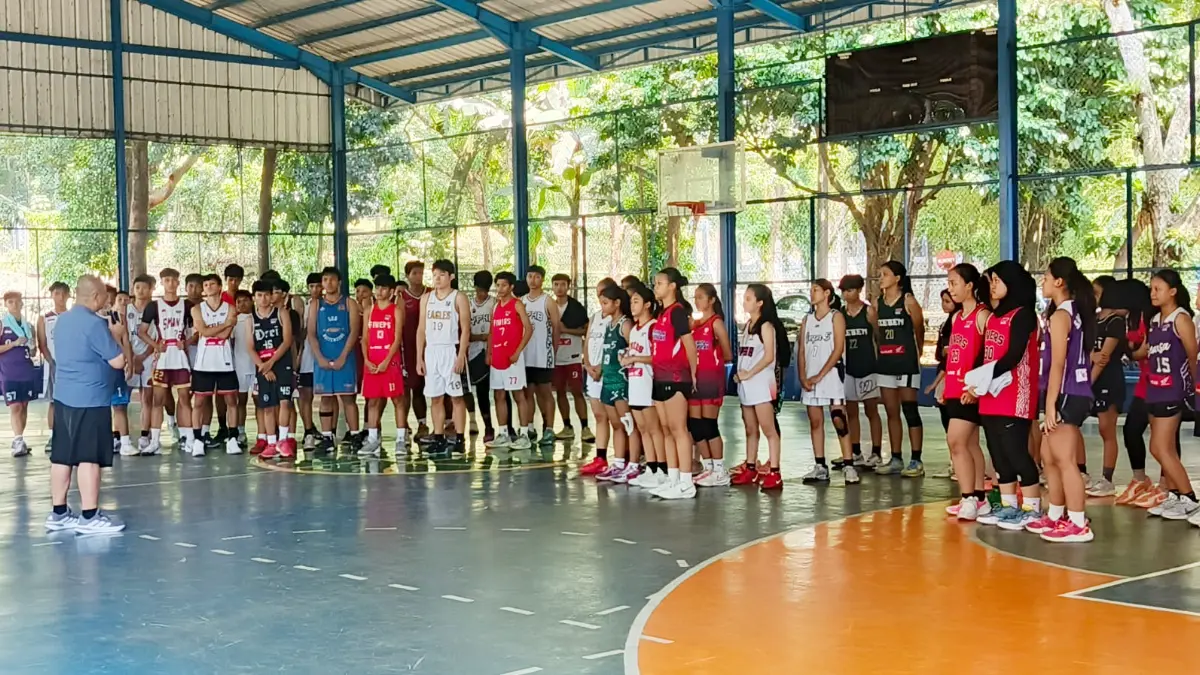 Para atlet basket Kota Bogor saat mengikuti seleksi tahap 2 untuk mengikuti Popwilda Jawa Barat 2026. (Dok. Dispora Kota Bogor)
