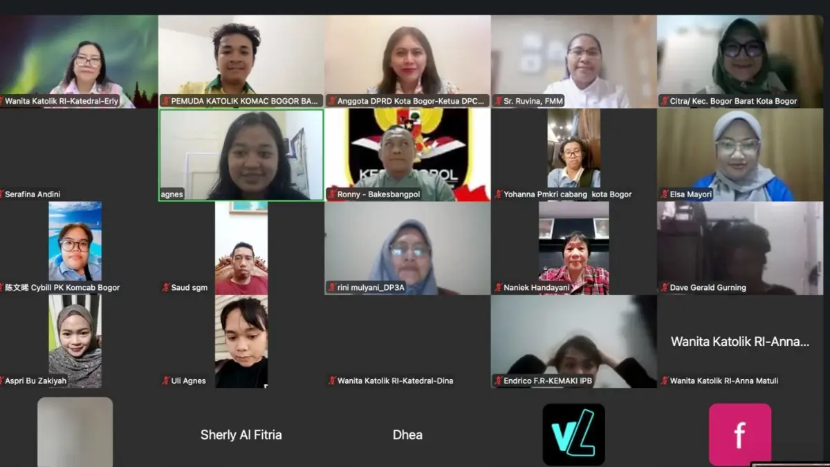 Webinar bertajuk Puan dan Ruangnya: Merajut Solidaritas, Merayakan Kedaulatan Diri digelar dalam rangka memperingati Hari Kartini. (Dok. Pemuda Katolik Bogor Barat)