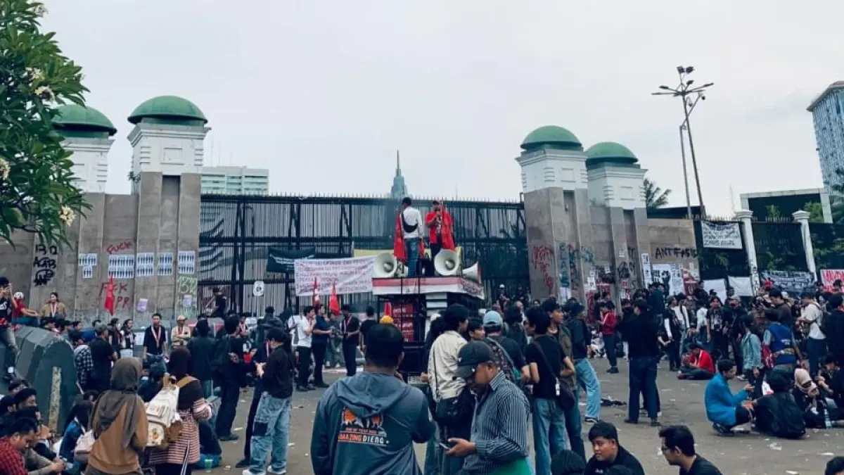 BEM Universitas Muhammadiyah Bogor Raya (UMBARA) mengikuti aksi May Day 2026 di Jakarta Jumat, 1 Mei 2026. (Dok. UMBARA)