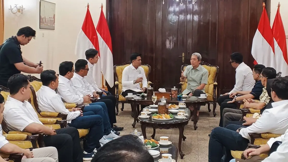 BPC HIPMI Kota Bogor bersilaturahmi dengan Wali Kota Bogor Dedie Rachim. (Foto: Fikri/Radar Bogor)