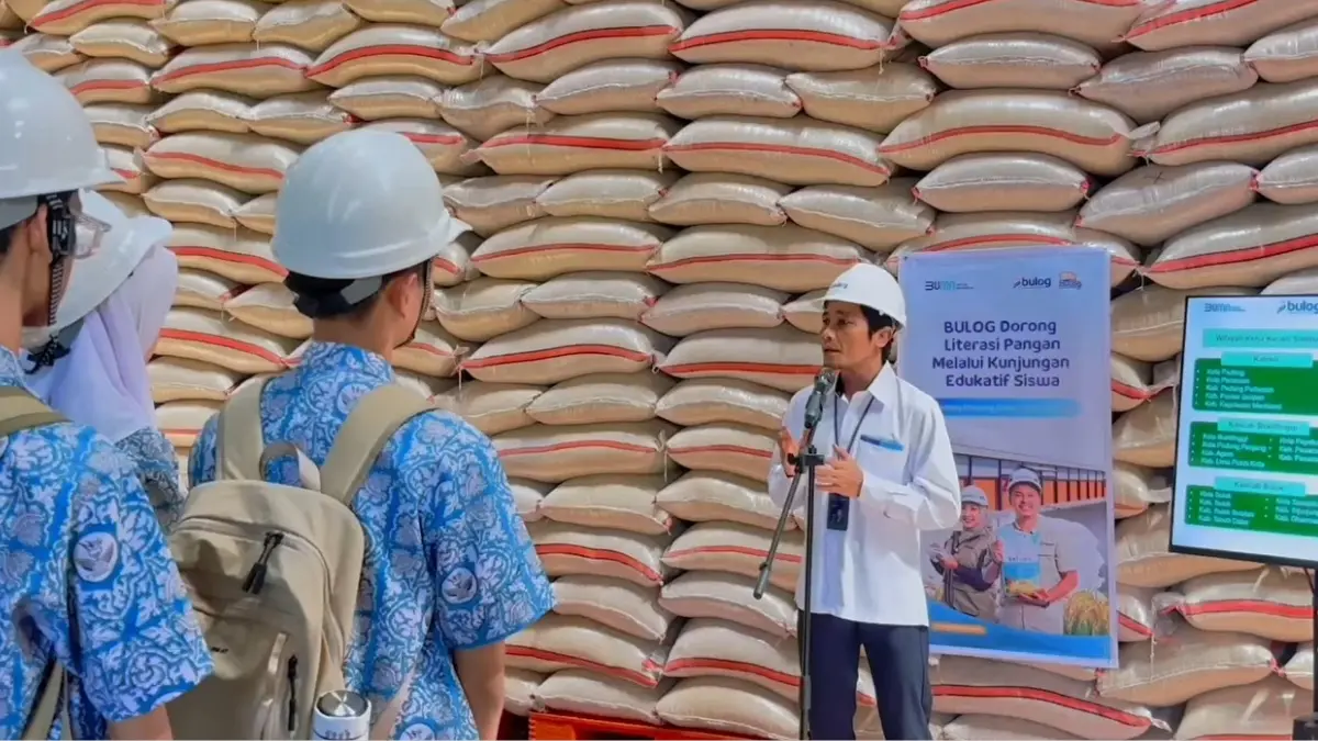 Kegiatan Eduwisata Pangan yang diselenggarakan oleh Bulog. (Foto: YouTube/@TVBULOG)