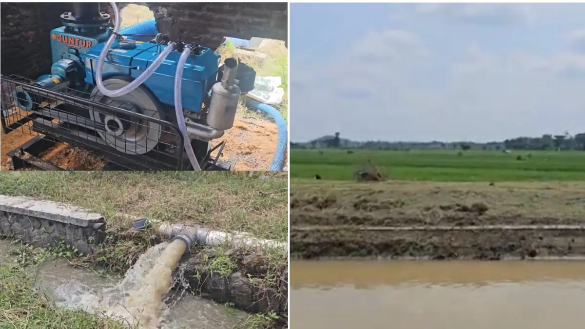 Kementan berikan bantuan untuk pengairan di Sukoharjo.